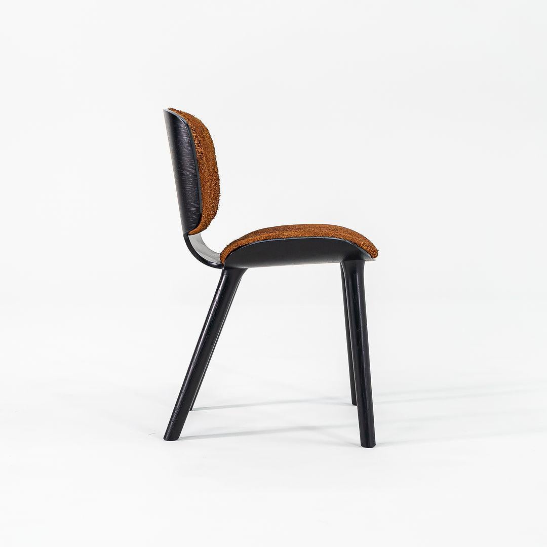 Dutch 2022 Marcel Wanders for Moooi Nut Dining COM Fabric, Black and Orange For Sale
