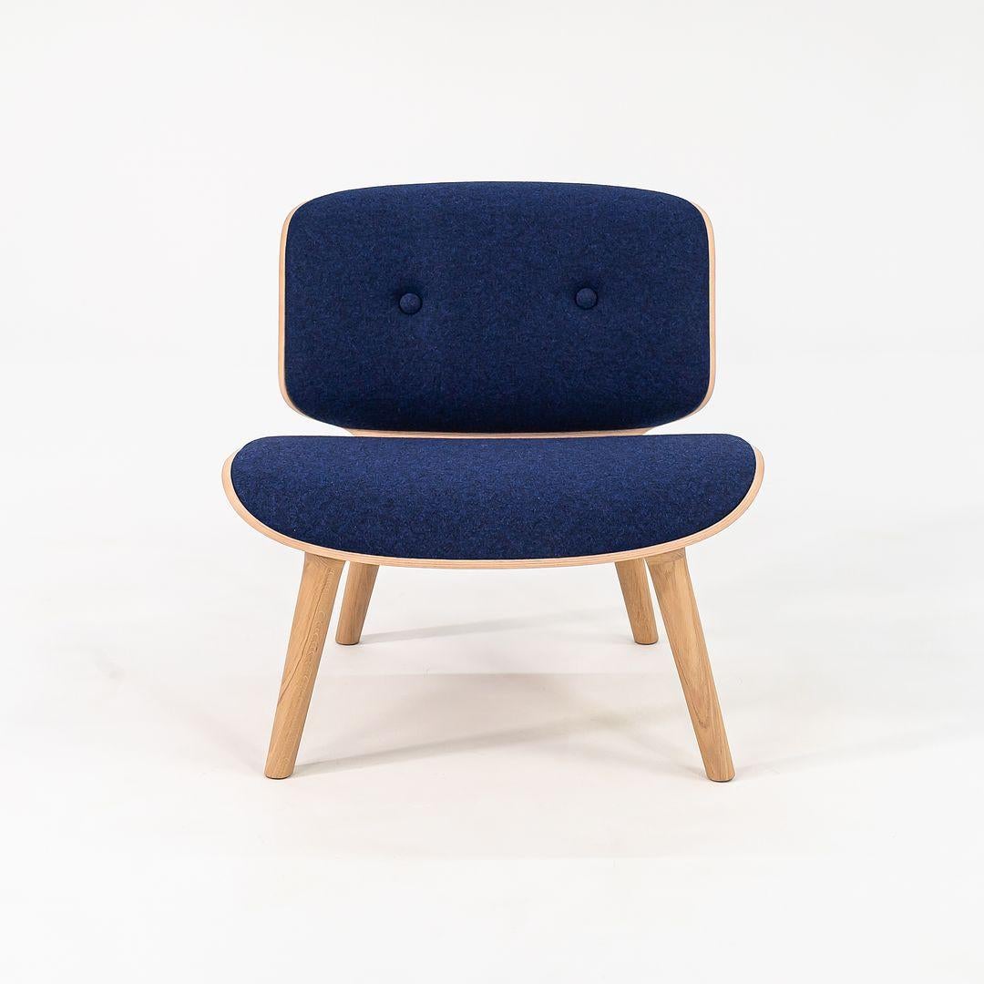 2022 Marcel Wanders für Moooi Nut, Loungesessel Divina Melange aus weiß gewaschener Eiche, Divina Melange im Angebot 1