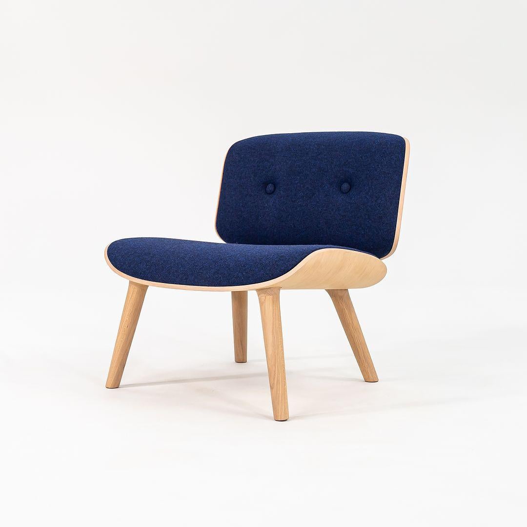 2022 Marcel Wanders für Moooi Nut, Loungesessel Divina Melange aus weiß gewaschener Eiche, Divina Melange im Angebot 2