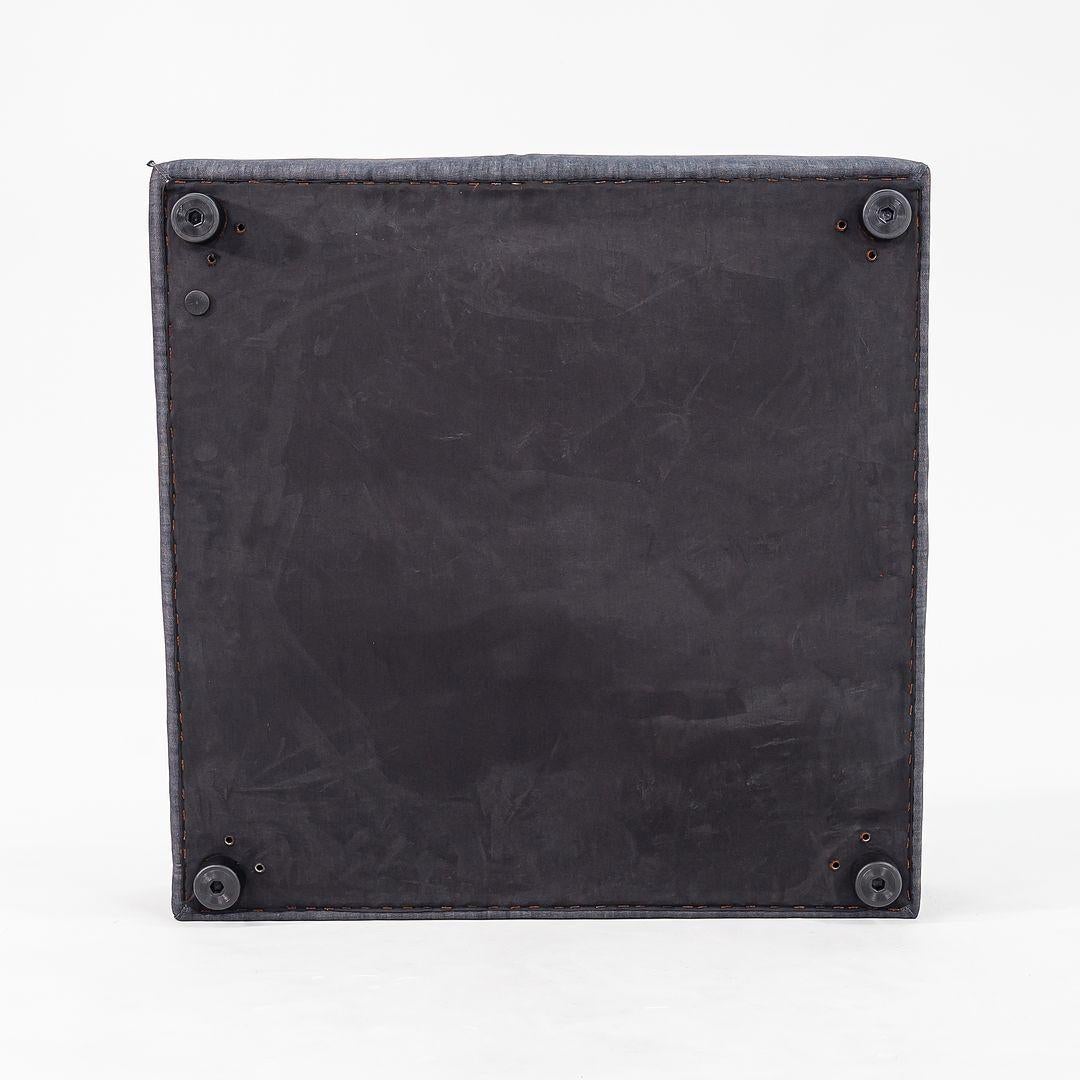 2022 Marcel Wanders para Moooi Sofá So Good SSG Ottoman / Reposapiés Medianoche Acero en venta