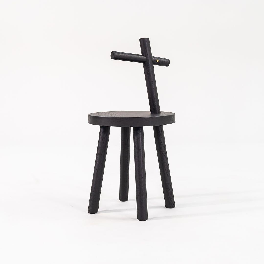 2022 Marcel Wanders for Moooi Table d'appoint en chêne Woody teinté noir en vente 3