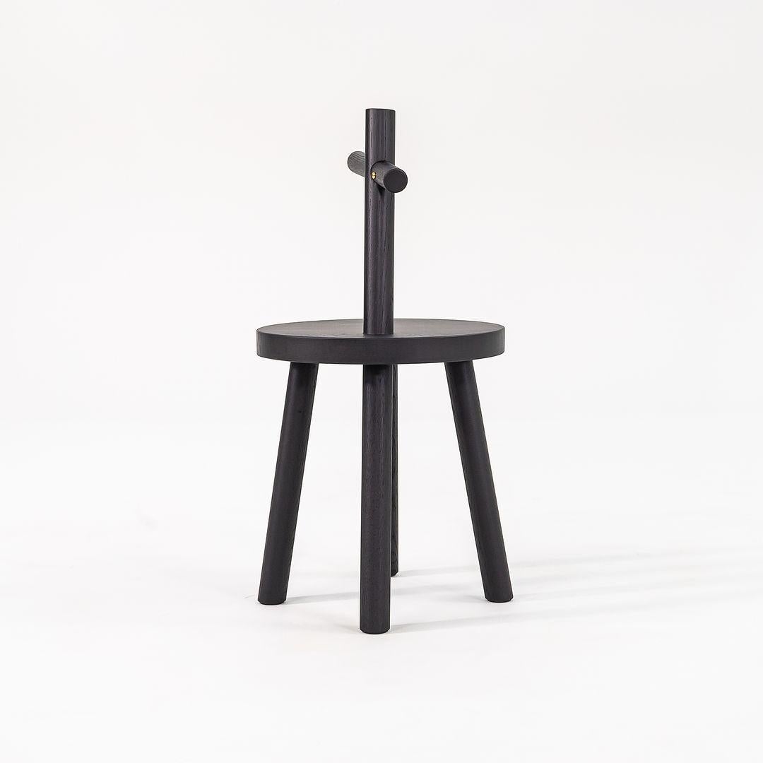 Néerlandais 2022 Marcel Wanders for Moooi Table d'appoint en chêne Woody teinté noir en vente