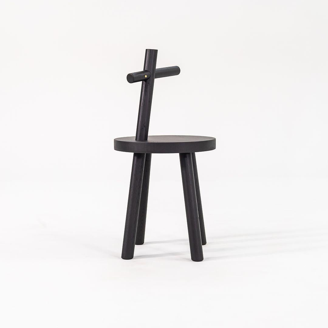 2022 Marcel Wanders for Moooi Table d'appoint en chêne Woody teinté noir Excellent état - En vente à Philadelphia, PA