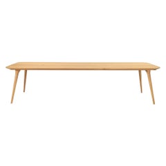 2022 Marcel Wanders per Moooi Tavolo da pranzo Zio 310 Olio naturale 122 x 40 pollici