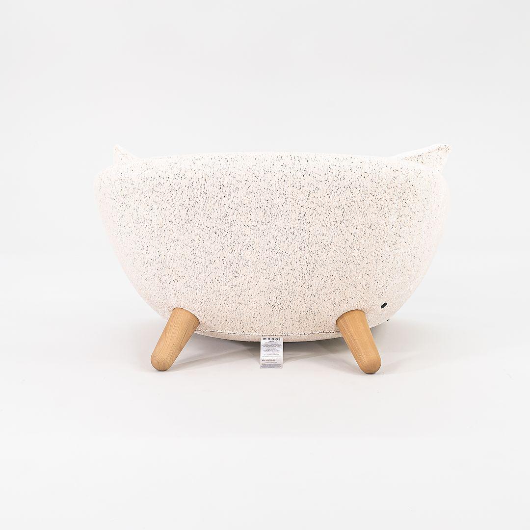 2022 Marcel Wanders Love Sofa / Loungesessel aus Eiche & Dodo Pavone Jacquard Weiß im Zustand „Hervorragend“ im Angebot in Philadelphia, PA