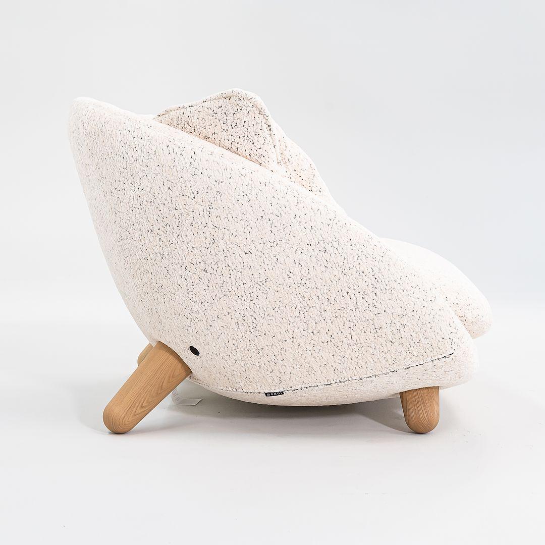 2022 Marcel Wanders Love Sofa / Loungesessel aus Eiche & Dodo Pavone Jacquard Weiß (Metall) im Angebot
