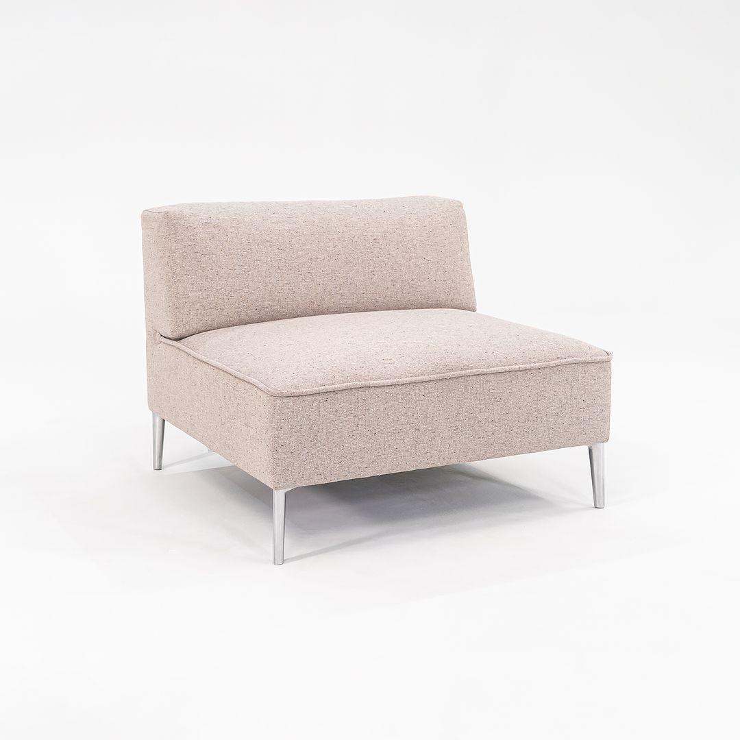 Zum Verkauf angeboten wird ein Sofa So Good Single Seat Lounge Chair mit einem Stahlrahmen und tan Wollstoff (Solis, Papier Stoff von Moooi) gemacht. Der Stuhl wurde von Marcel Wanders entworfen und von Moooi¬†in den Niederlanden hergestellt. Es