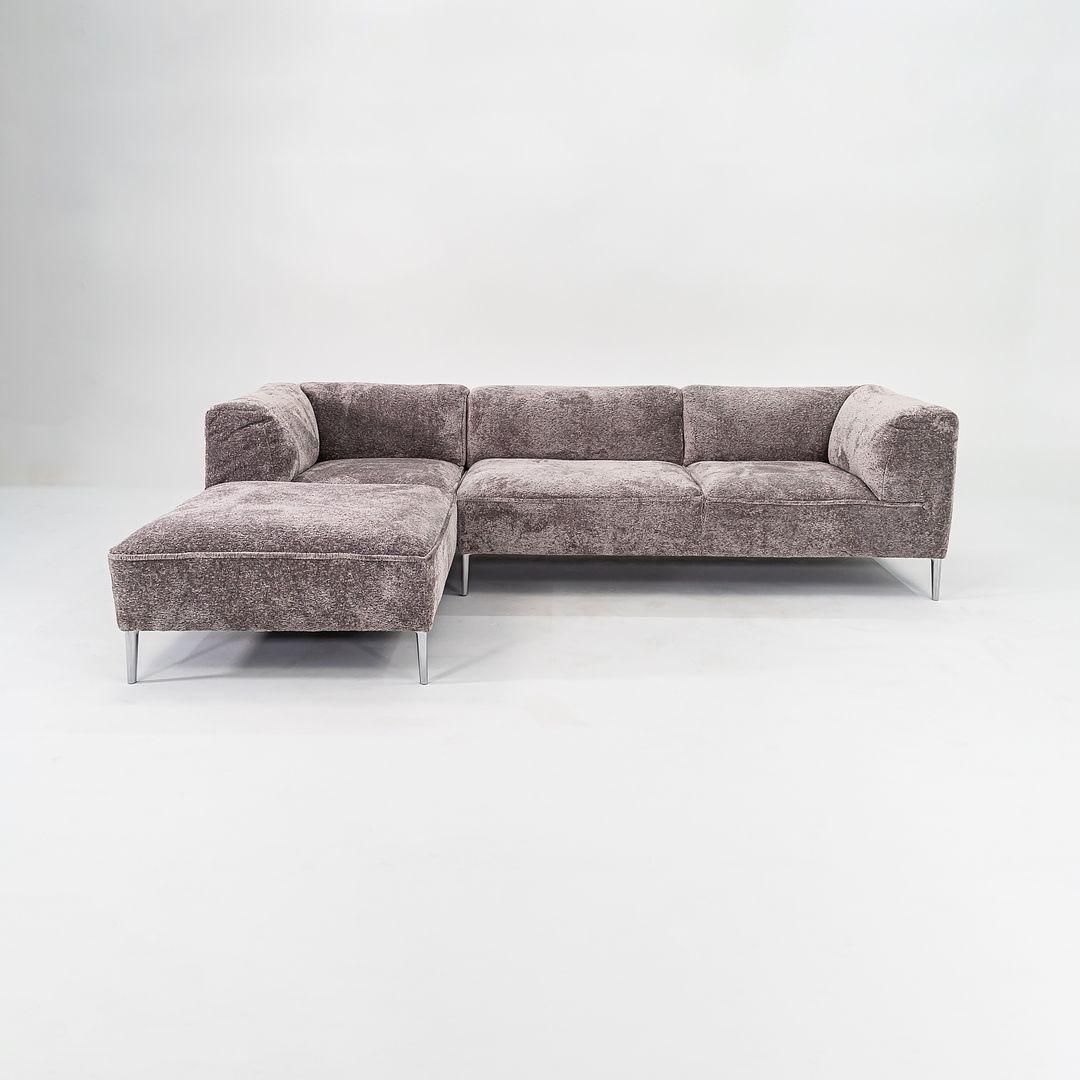 Moderne 2022 Marcel Wanders SSG Sofa So Good Sectional w/ Chaise Lounge in Dodo Pavone en vente