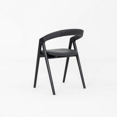 2022 Michael Schneider for CondeHouse San Armchair in Black Leather & Black Oak