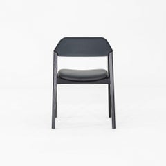 2022 Michael Schneider for CondeHouse Ten Dining Armchair in Black Leather