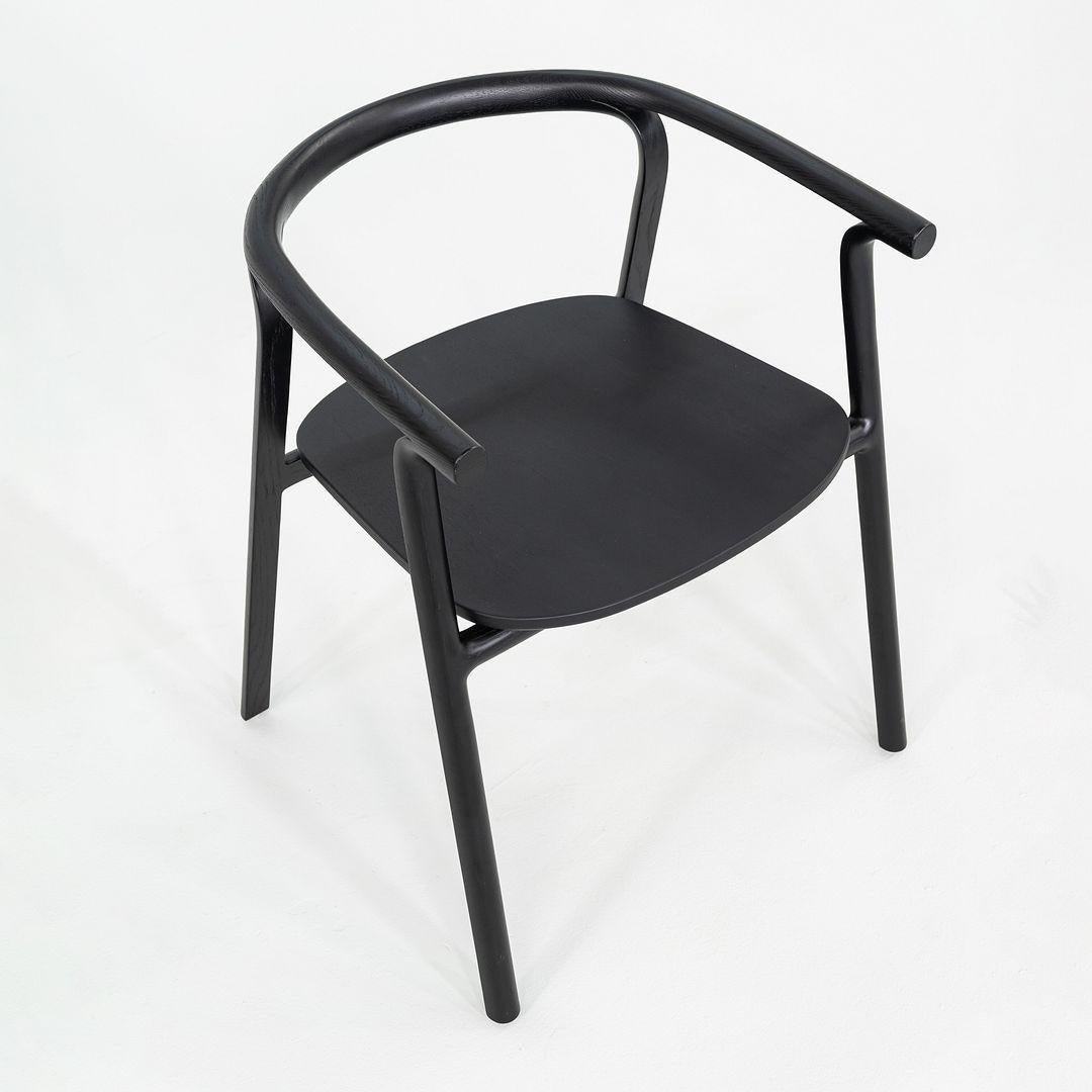 2022 Nendo for CondeHouse Splinter Dining Arm Chair in Black Oak in vendita 4