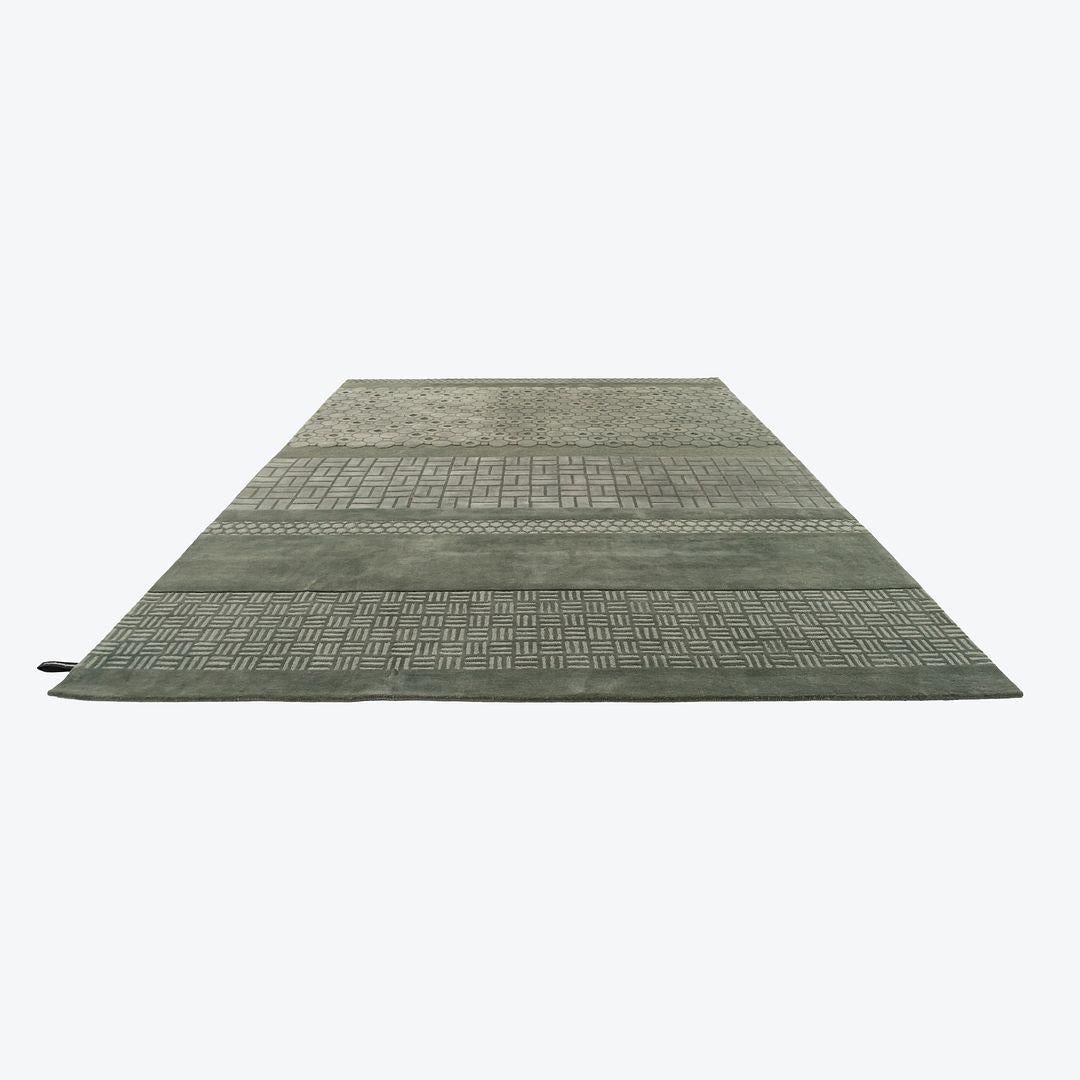 Moderno 2022 Neri & Hu per Nanimarquina Tappeto Jie Celadon Verde 9'10