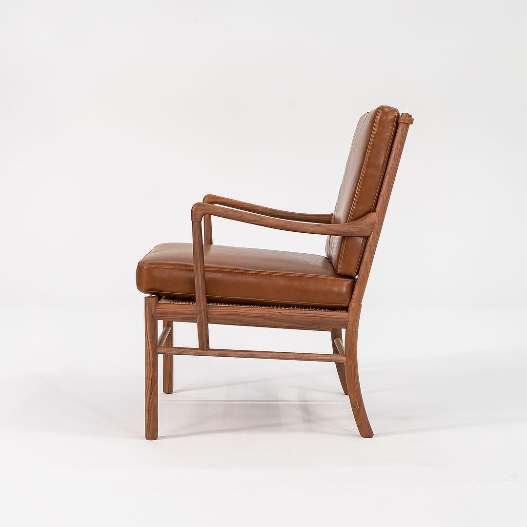 Danese 2022 Ole Wanscher per Carl Hansen OW149 Sedia e ottomana Colonial in Noce in vendita