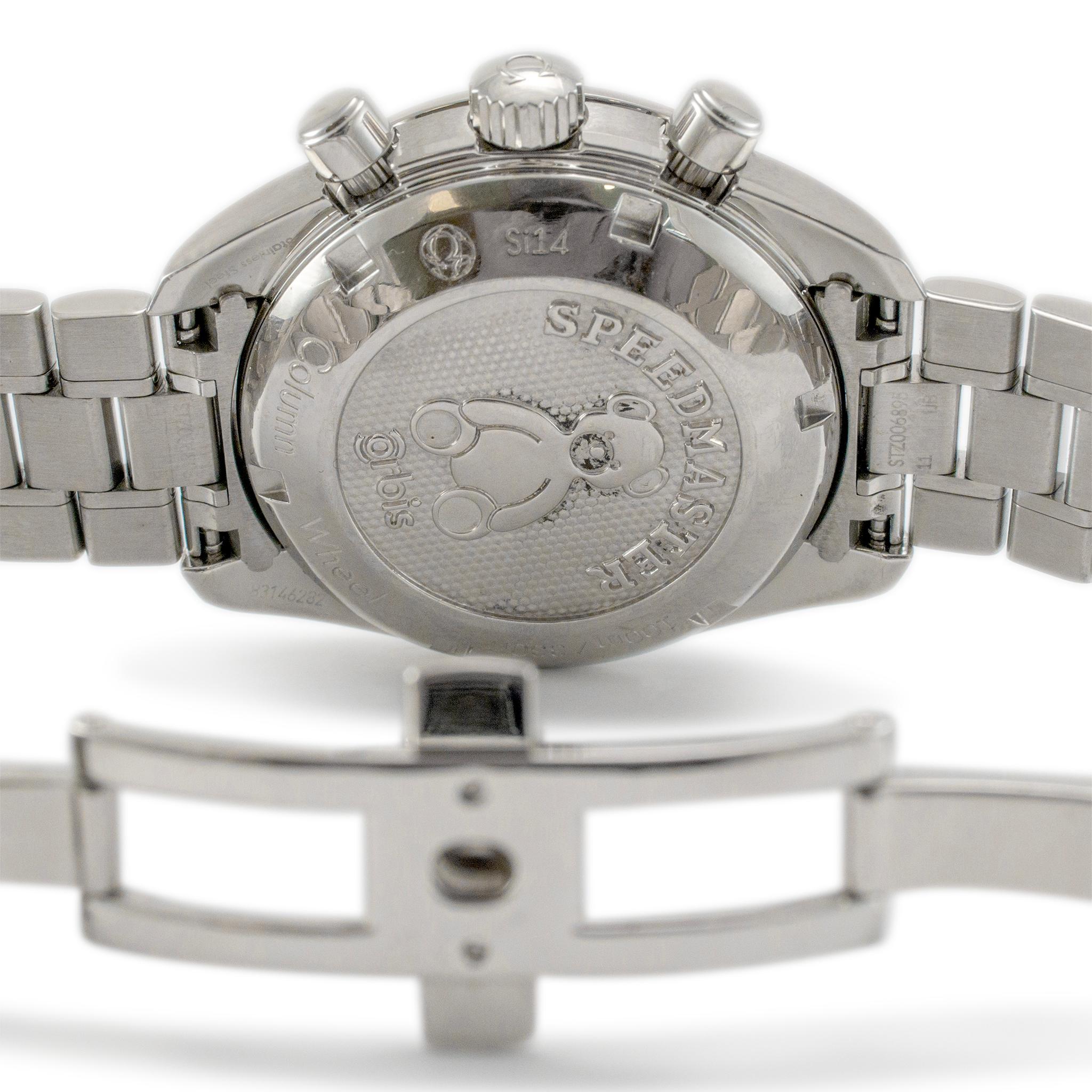 2022 Omega Speedmaster 38MM 324.30.38.50.03,002 Blaues Zifferblatt Edelstahluhr mit blauem Zifferblatt 1