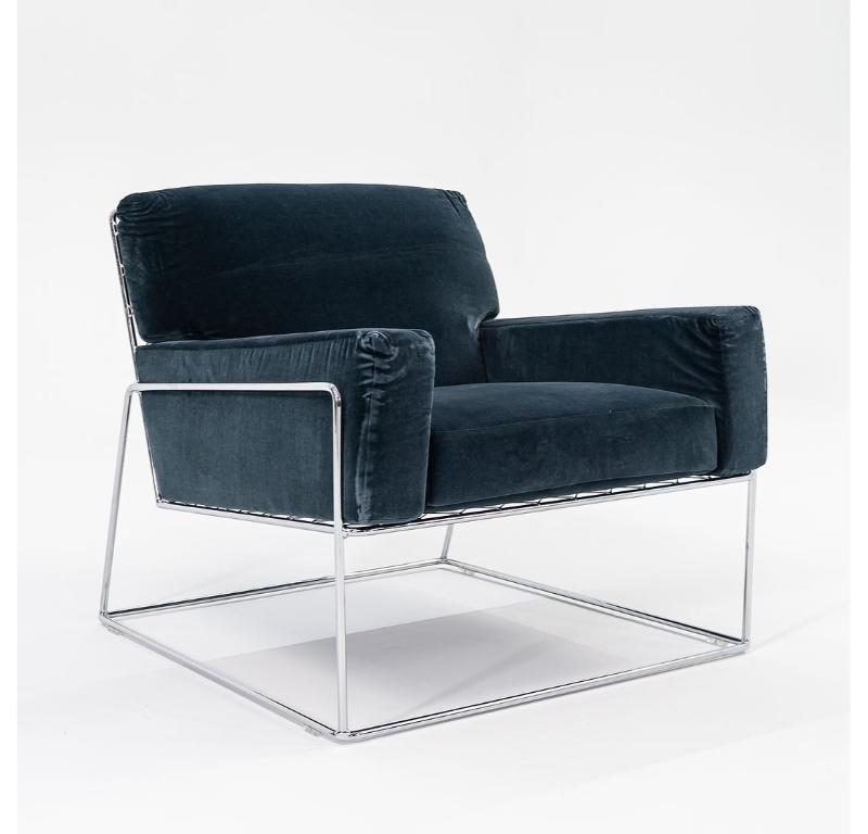 Paar Marcel Wanders-Sessel für Moooi Charles, Harald 182, Chrom, 2022 im Angebot 5