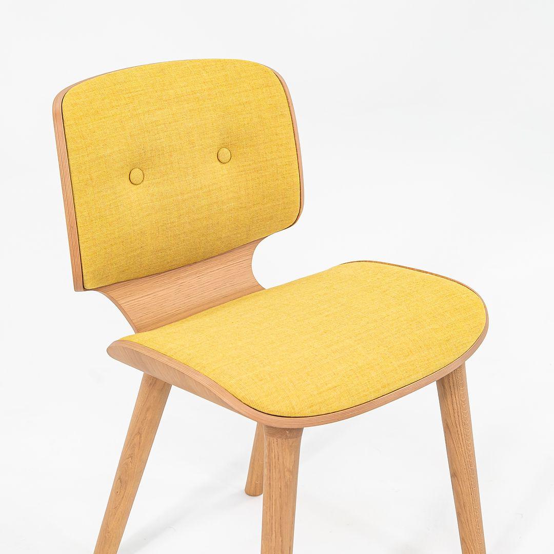 Moderne 2022 Paire de chaises de salle à manger Marcel Wanders pour Moooi en toile, huile naturelle en vente