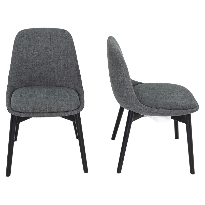 2022 Pair of NOS Noe Duchaufour-Lawrance for Bernhardt Dining Side Chairs For Sale