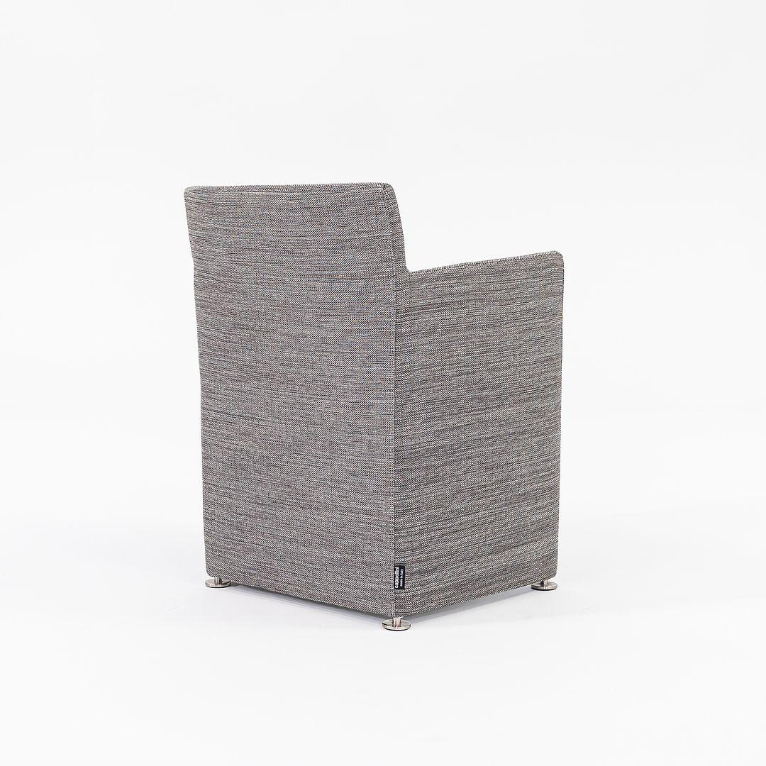 2022 Piero Lissoni for Cappellini Supersoft Chair with Armrest in Marrone/Grigio In Excellent Condition For Sale In Philadelphia, PA