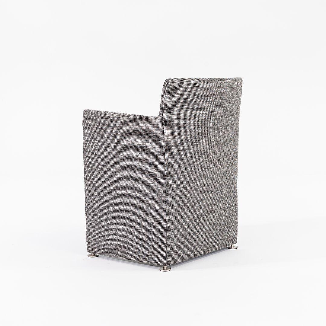 2022 Piero Lissoni for Cappellini Supersoft Chair with Armrest in Marrone/Grigio For Sale 2