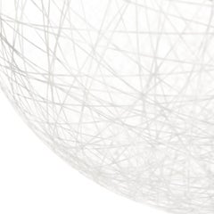 2022 Random Light II Medium Pendant Lamp in White by Bertjan Pot for MOOOI