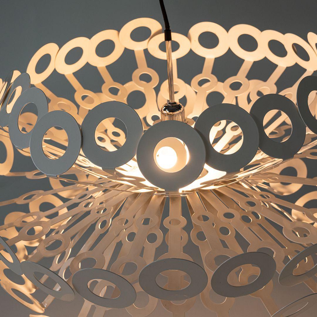 2022 Richard Hutten per Moooi Lampada a sospensione Dandelion in bianco in vendita 3