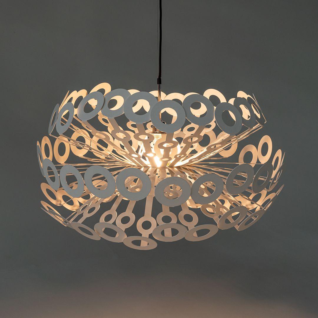 2022 Richard Hutten per Moooi Lampada a sospensione Dandelion in bianco in vendita 4