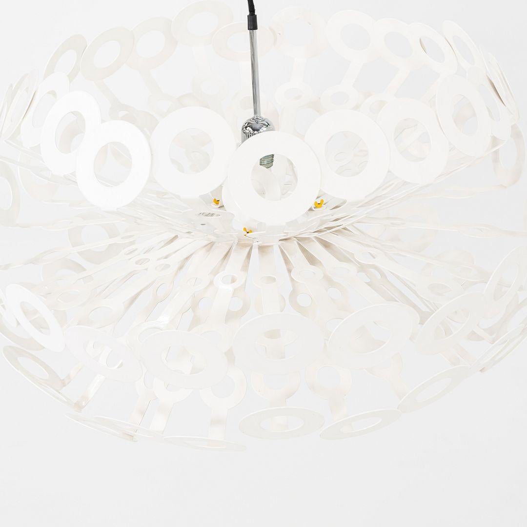 Olandese 2022 Richard Hutten per Moooi Lampada a sospensione Dandelion in bianco in vendita