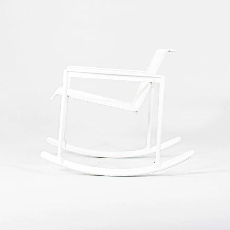 Aluminum 2022 Richard Schultz 1966 Single Rocker Chair w/ White Sling