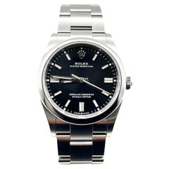 2022 Rolex 126000 Oyster Perpetual Black Dial 36mm Stainless Steel Box Paper
