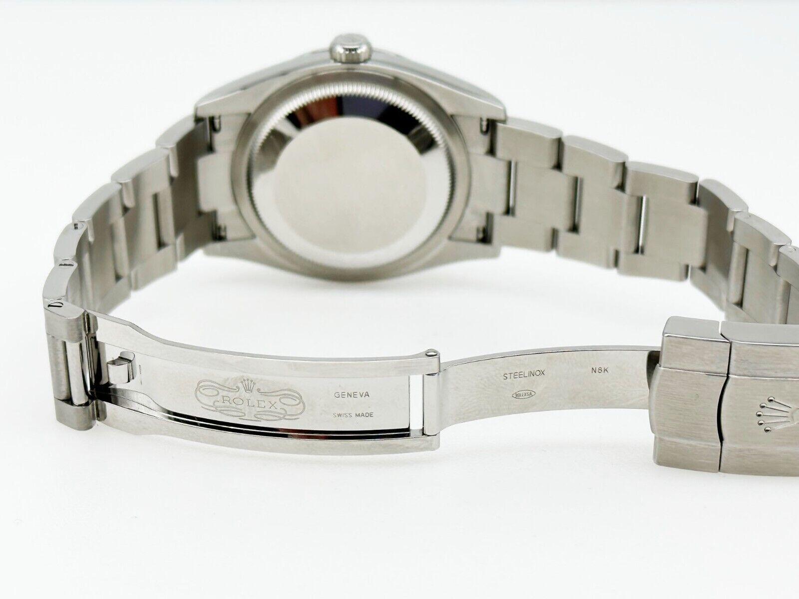 2022 Rolex 126000 Oyster Perpetual Grünes Zifferblatt 36mm Edelstahl Box Papier 1