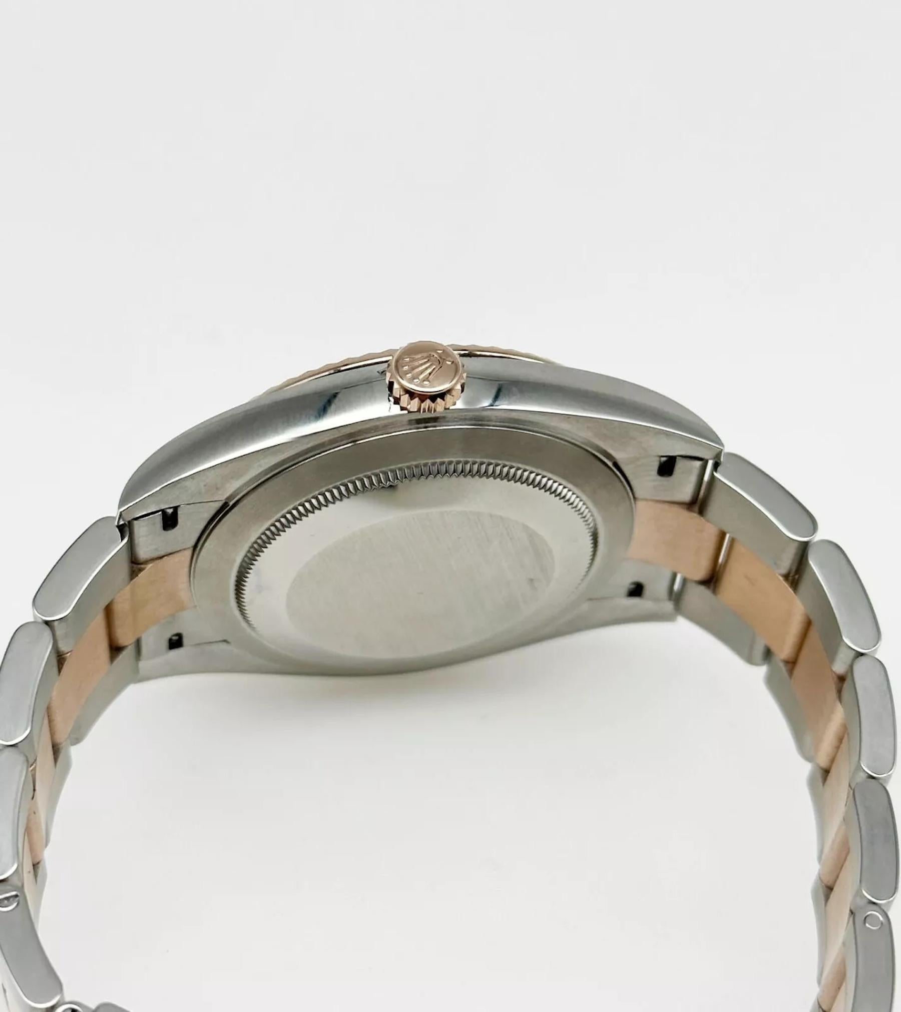 Rolex Datejust 41 126331 18k Rose Gold Steel Sundust Dial Box Paper 2022 2