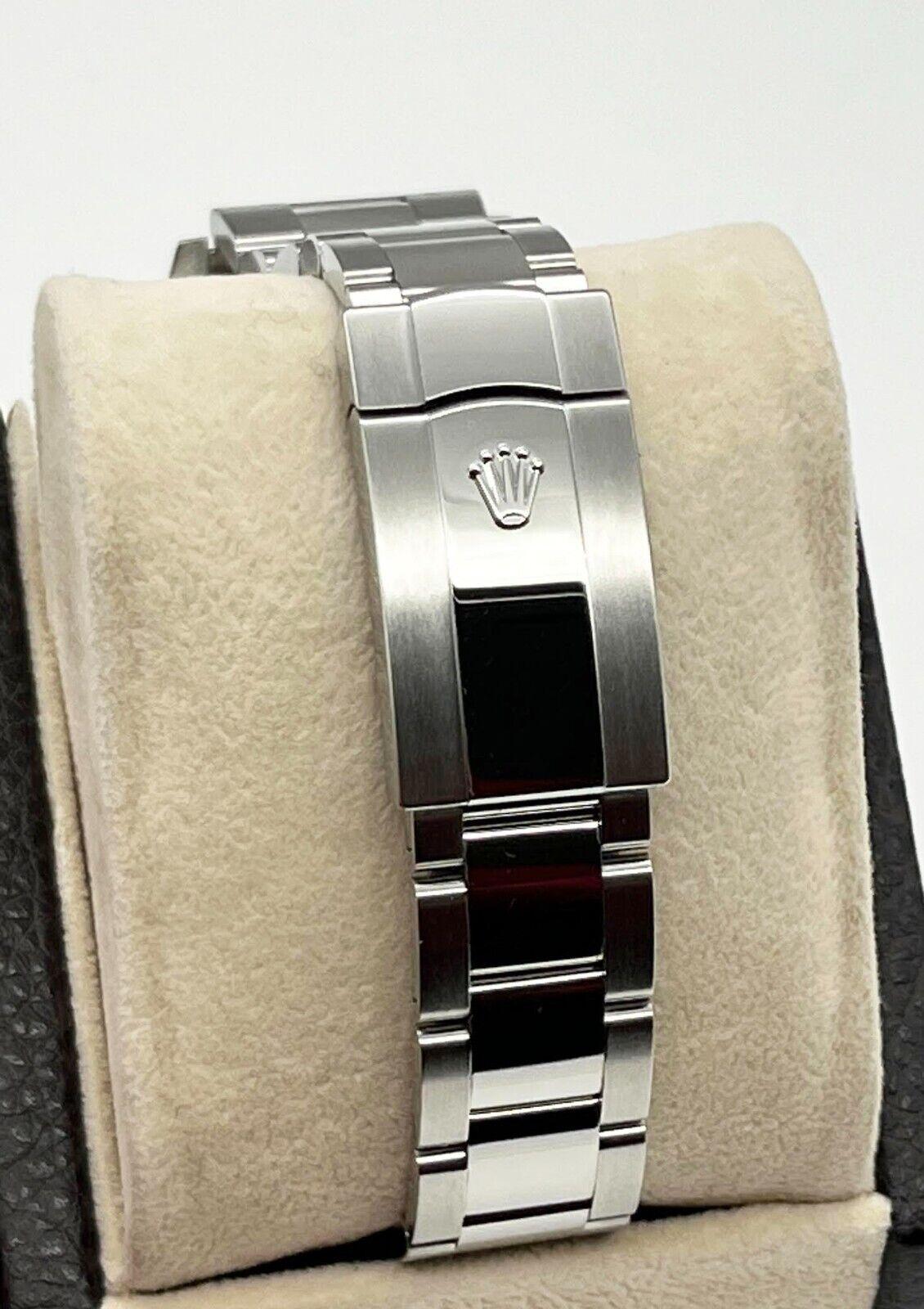 2022 Rolex 126334 Datejust 41 Black Diamond Dial Stainless Steel Box Paper en vente 2