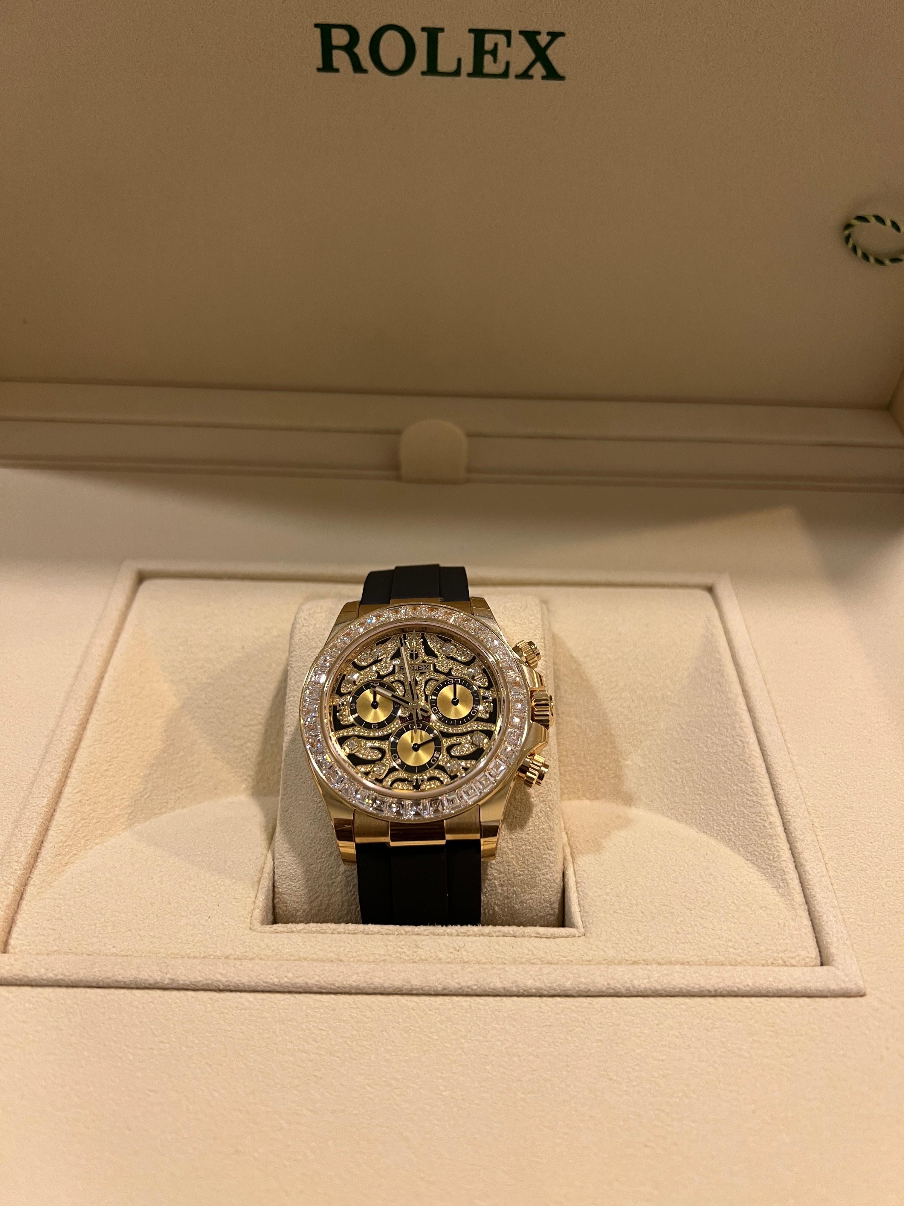 Women's or Men's 2022 Rolex Cosmograph Daytona 116588TBR Eye of the Tiger For Sale