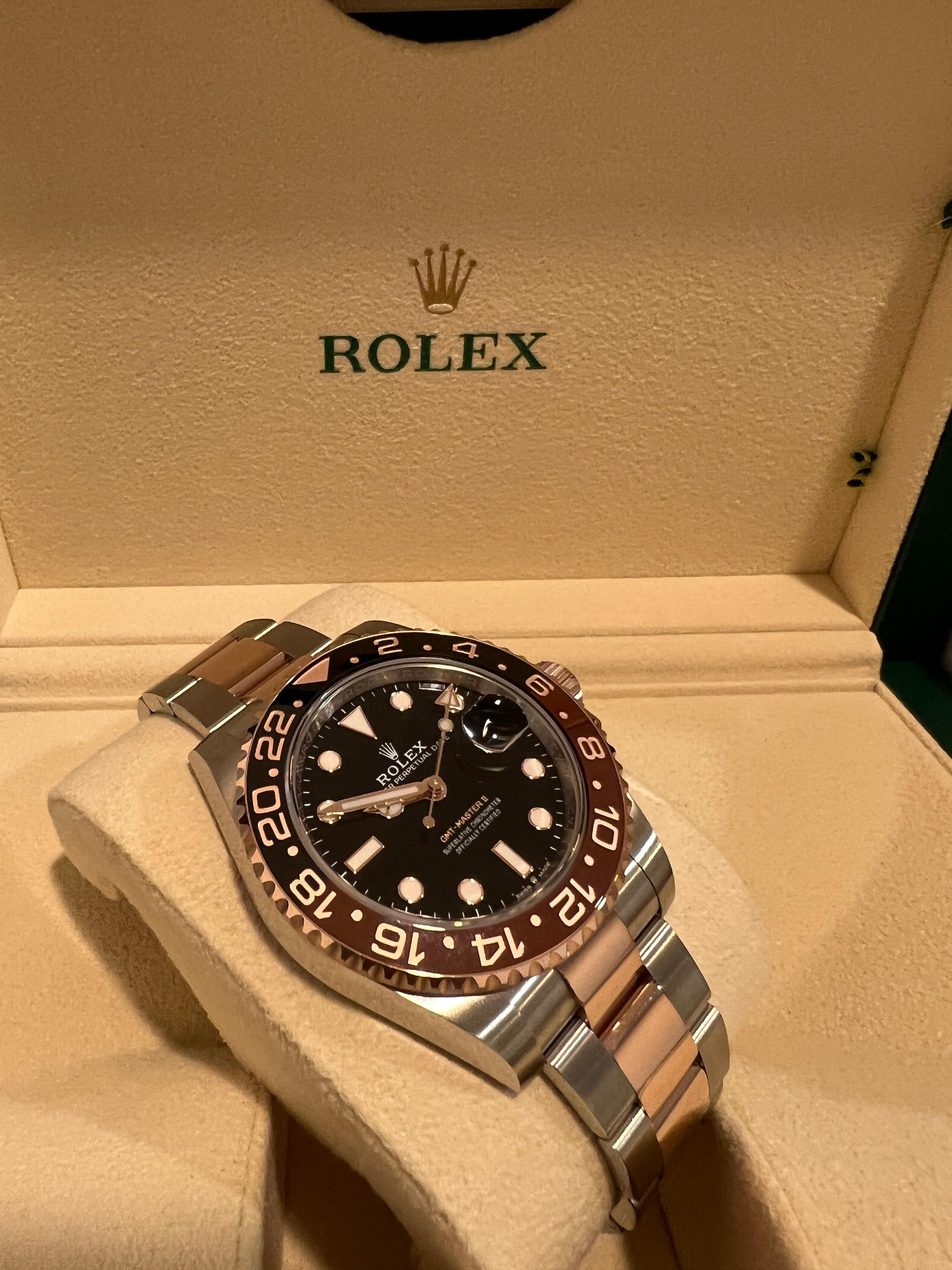 Men's 2022 Rolex GMT-Master II 126710CHNR For Sale