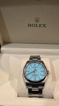 2022 Rolex Oyster Perpetual 126000 Tiffany Blue