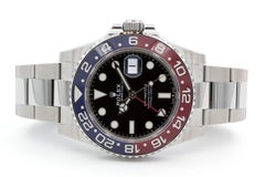 2022 Rolex Stainless GMT Master II 126710BLRO Pepsi Oyster Box & Papers Stickers