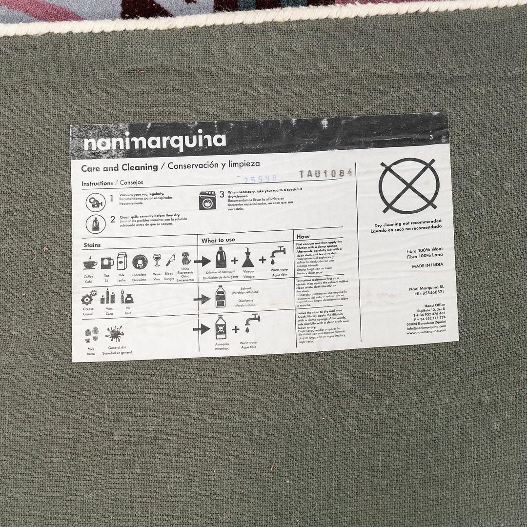 2022 Santi Moix for Nanimarquina Flora Backyard, Needs Cleaning / Stained For Sale 3