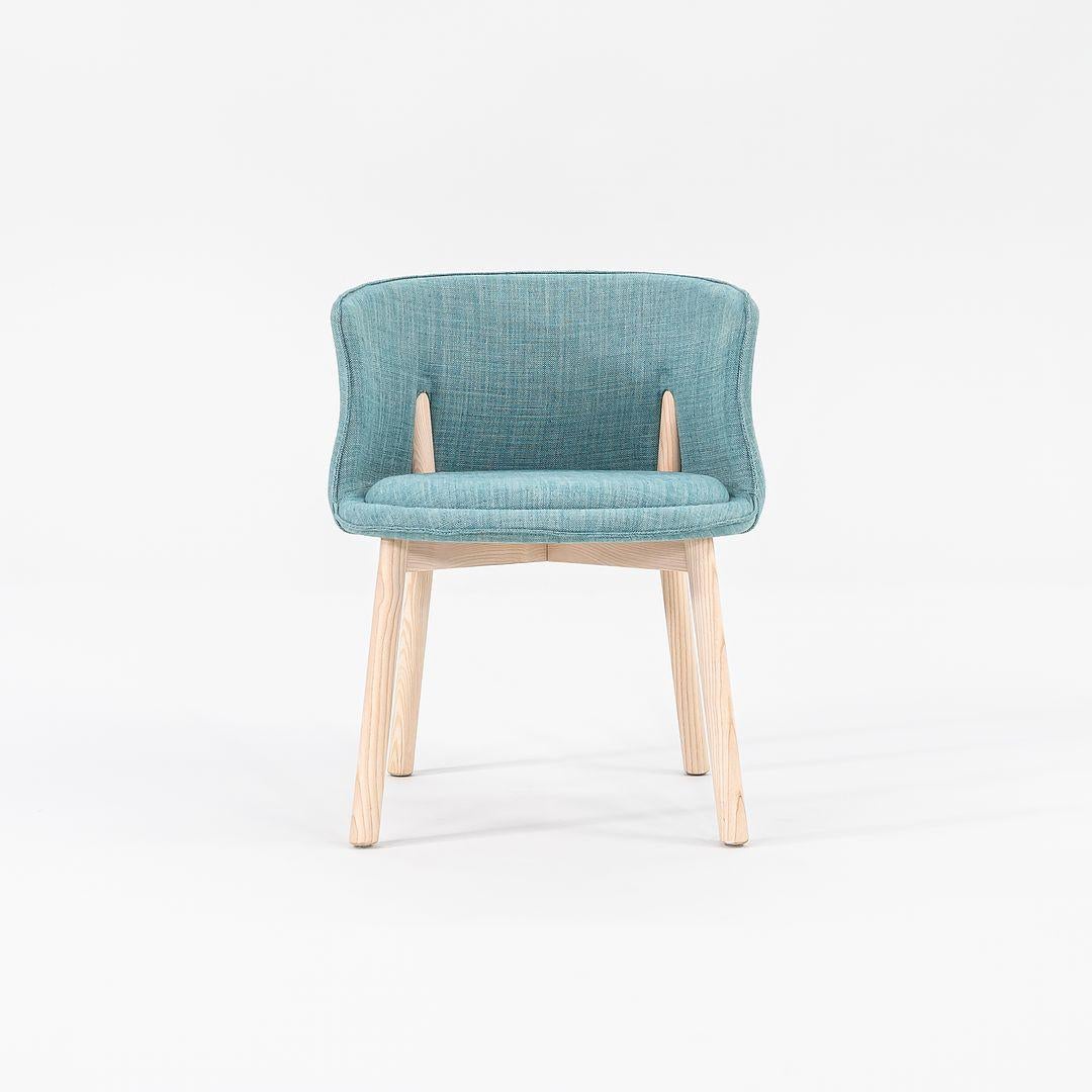 2022 Set of Four Nendo for Cappellini Peg Arm Chairs in Grit 14 w/ Bleached Ash For Sale 3