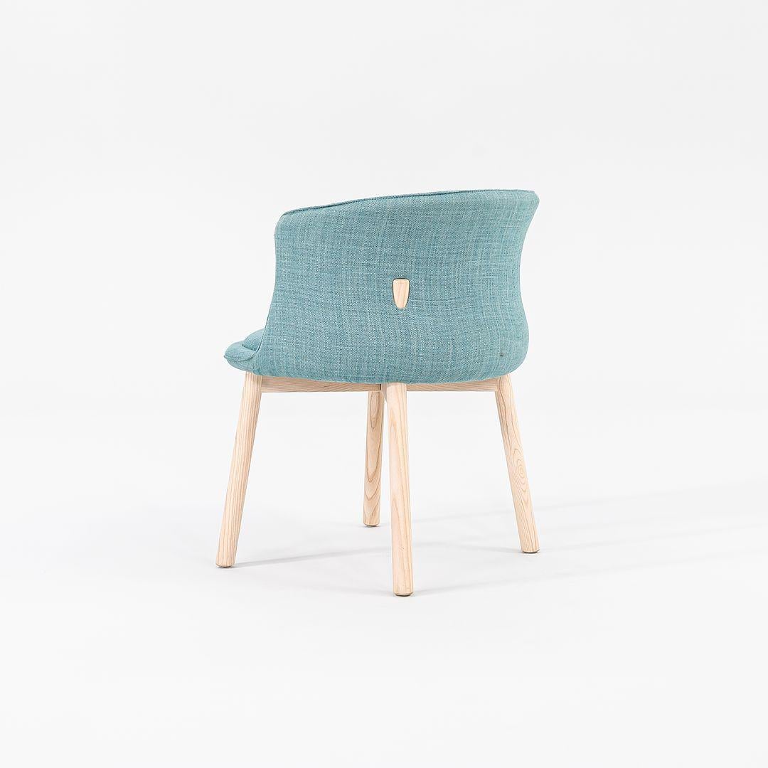 2022 Set of Four Nendo for Cappellini Peg Arm Chairs in Grit 14 w/ Bleached Ash For Sale 4