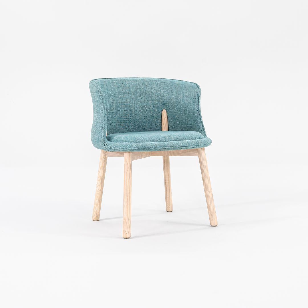 Foam 2022 Set of Four Nendo for Cappellini Peg Arm Chairs in Grit 14 w/ Bleached Ash For Sale