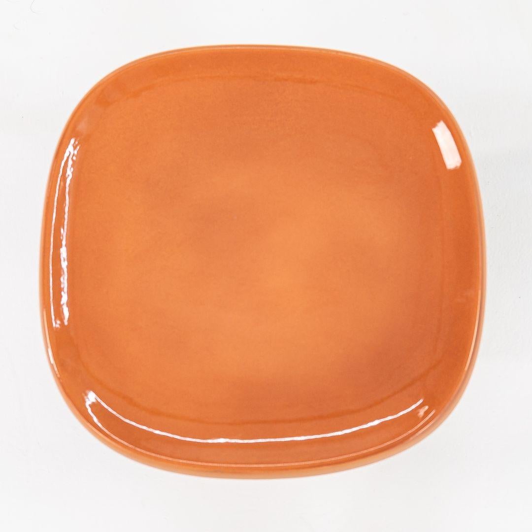 Contemporary 2022 Simone Bonanni for Moooi Obon Side Table Square High in Terracotta For Sale