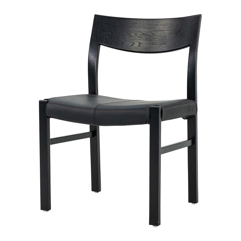 2022 Yoshimitsu Asakura for CondeHouse Leggero Side Chair in Leather and Oak For Sale