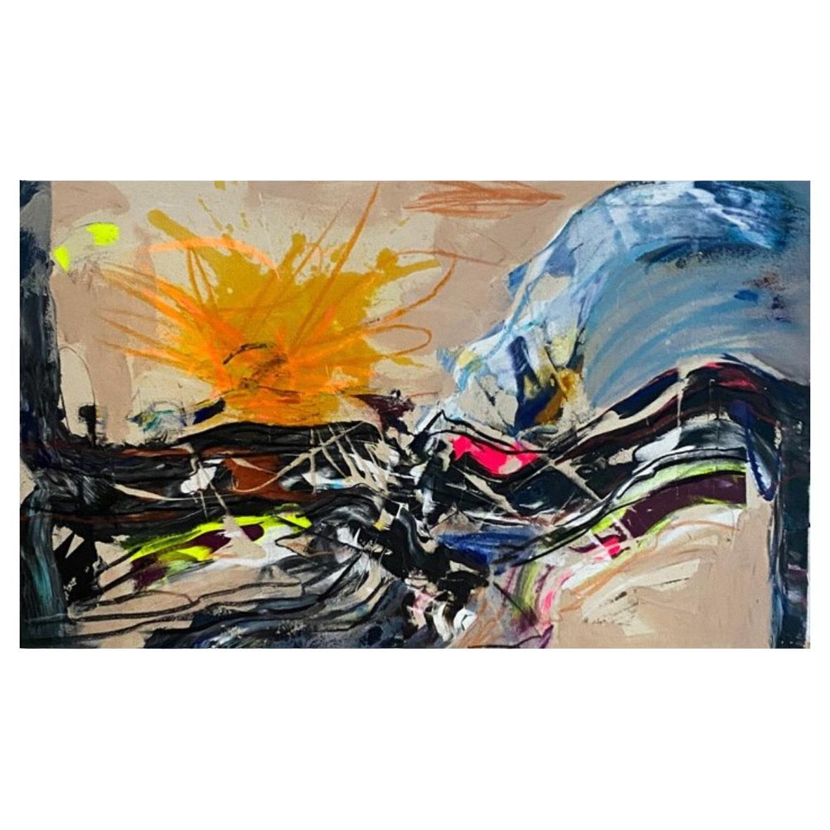 2023 Acrylic on Canvas by Anna Bielecki " Landscape "