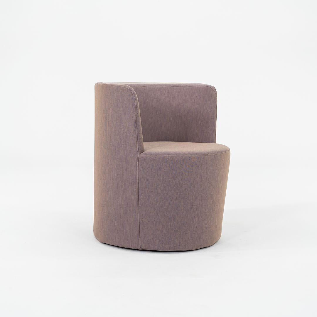 Italian 2023 Alfredo Haberli for Moroso Taba Lounge Arm Chair B Greige Fabric of Italy For Sale