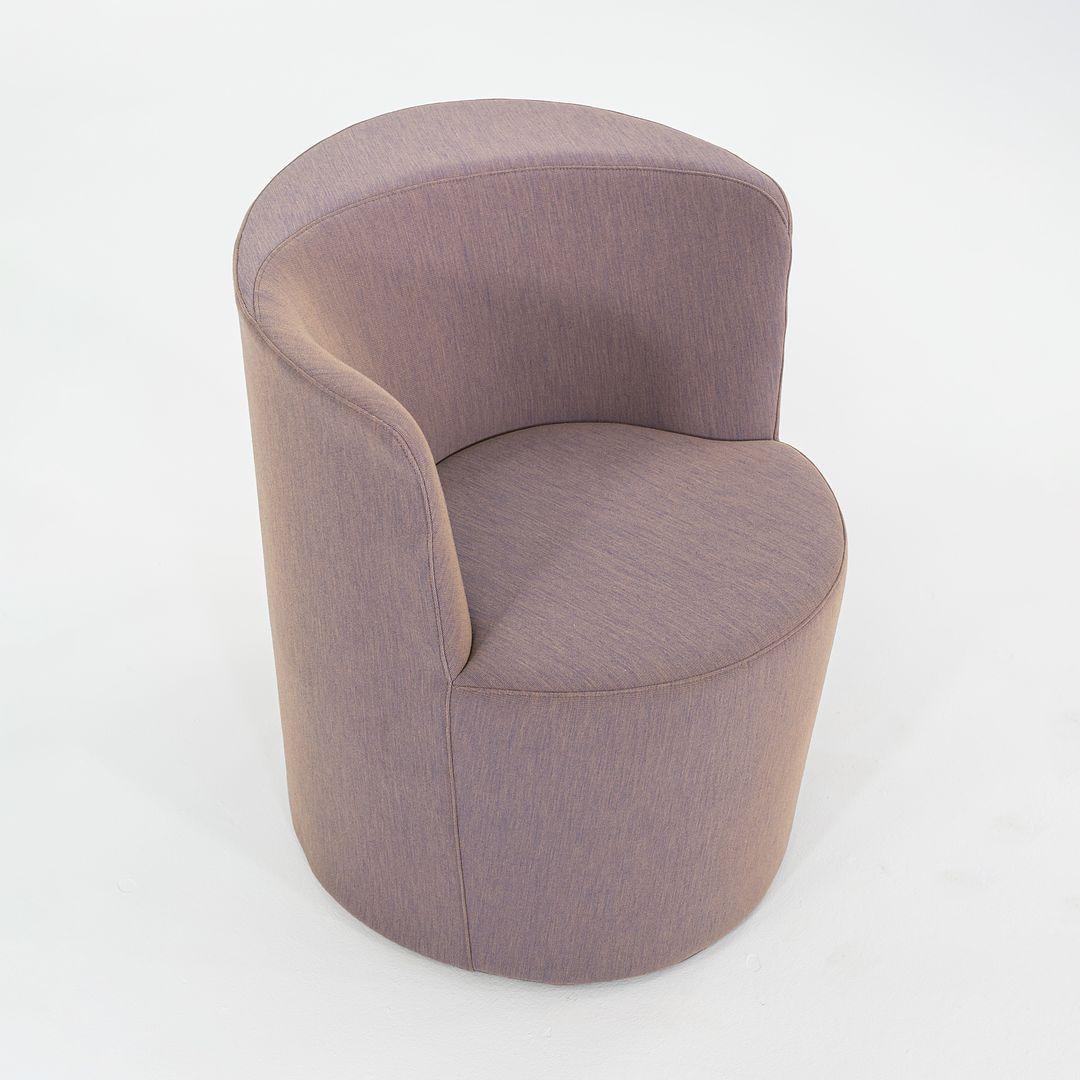 Wood 2023 Alfredo Haberli for Moroso Taba Lounge Arm Chair B Greige Fabric of Italy For Sale
