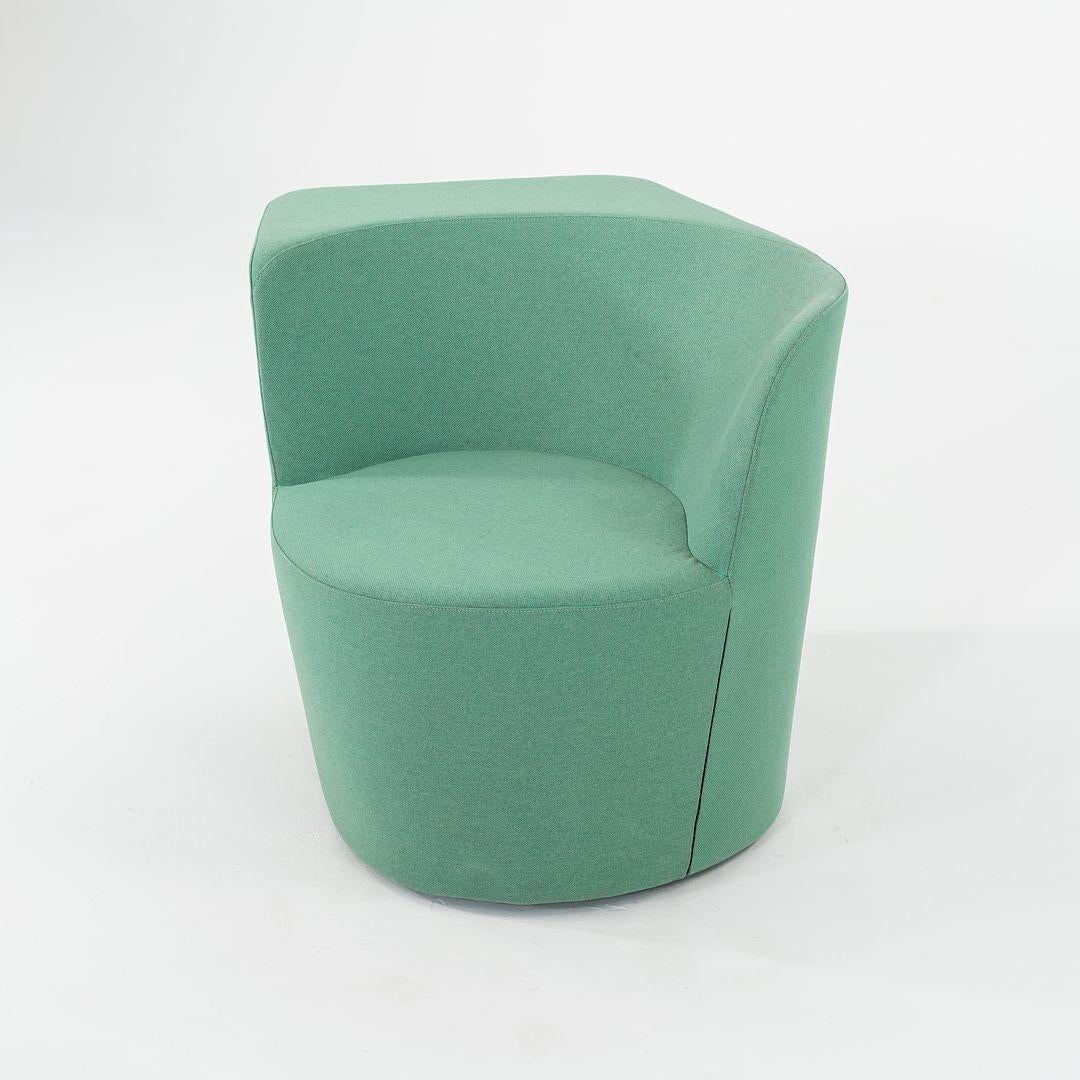2023 Alfredo Haberli for Moroso Taba Lounge Arm Chair Parkland Green Fabric 931 For Sale 3