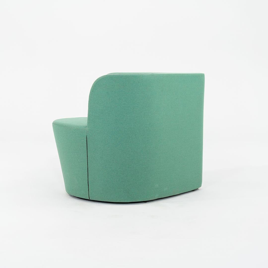 2023 Alfredo Haberli for Moroso Taba Lounge Arm Chair Parkland Green Fabric 931 For Sale 4