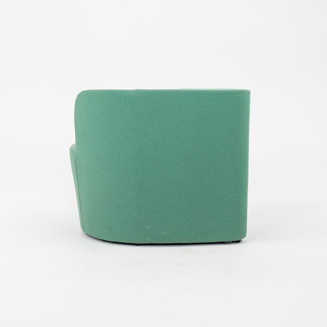 2023 Alfredo Haberli for Moroso Taba Lounge Arm Chair Parkland Green Fabric 931 In Excellent Condition For Sale In Philadelphia, PA