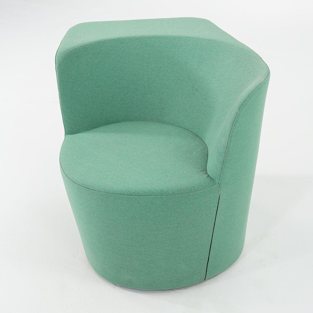 Contemporary 2023 Alfredo Haberli for Moroso Taba Lounge Arm Chair Parkland Green Fabric 931 For Sale
