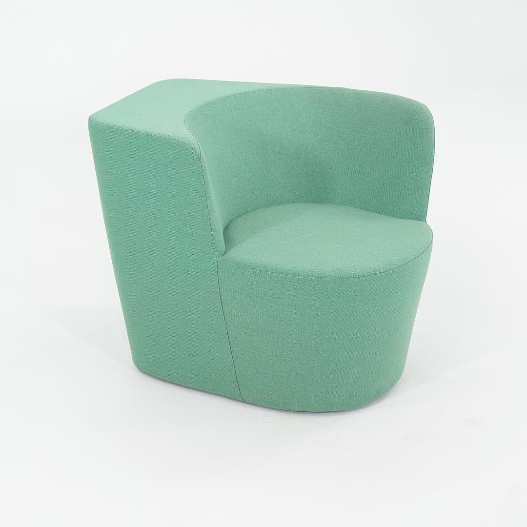 2023 Alfredo Haberli for Moroso Taba Lounge Arm Chair Parkland Green Fabric 931 For Sale 1